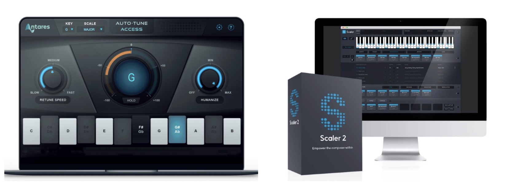 Auto Tune Access Scaler 2 Bundle 人気のチート系製品バンドルセール ピッチ補正と自動調整エフェクト 作曲支援 コード進行 Sawayaka Trip