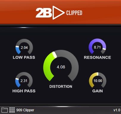 無料 2b Clipped Distortion ディストーション クリッパープラグイン Windowsのみ Sawayaka Trip