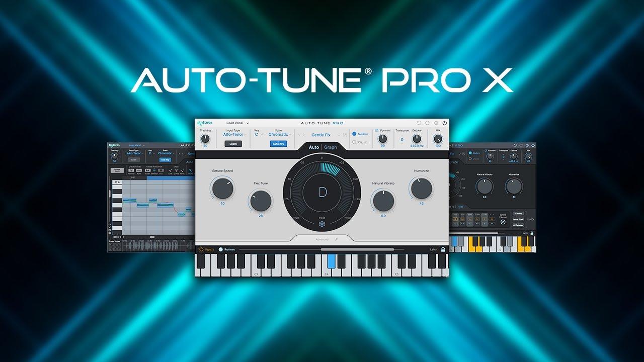 Antares『Auto-Tune Pro X』業界標準ピッチ補正ツール「オートチューン 