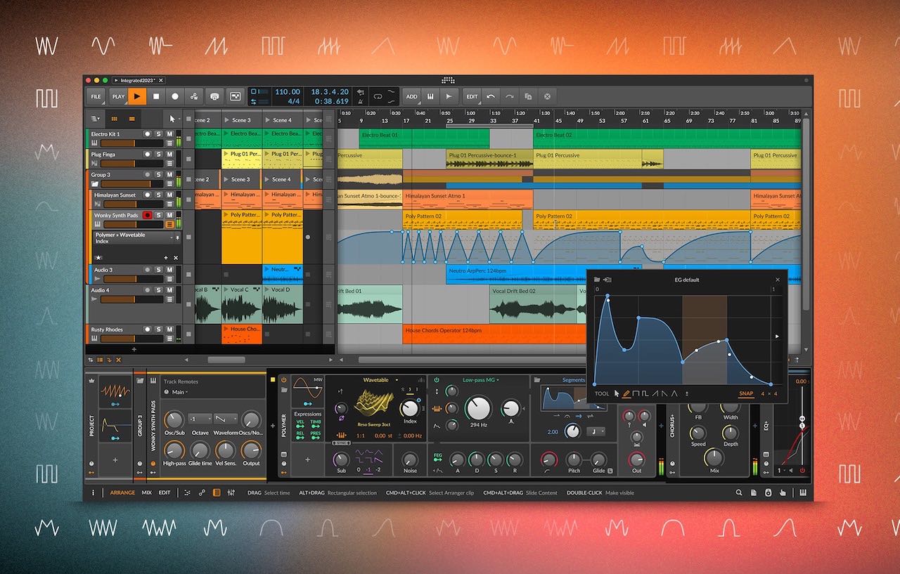 Bitwig Studio 5.1』音楽制作＆ライブで使える根強い人気のDAWソフト