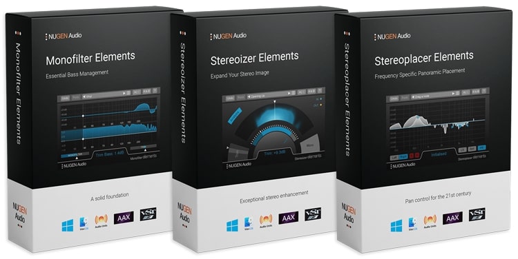 NUGEN Audio『Focus Elements Bundle』評価の高いステレオ操作系プラグ