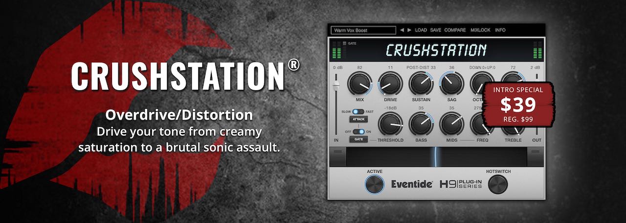 60 Off Eventide Crushstation リリースセール 最新ディストーションプラグイン クリーミーなサチュレーションでトラックを強化 Sawayaka Trip