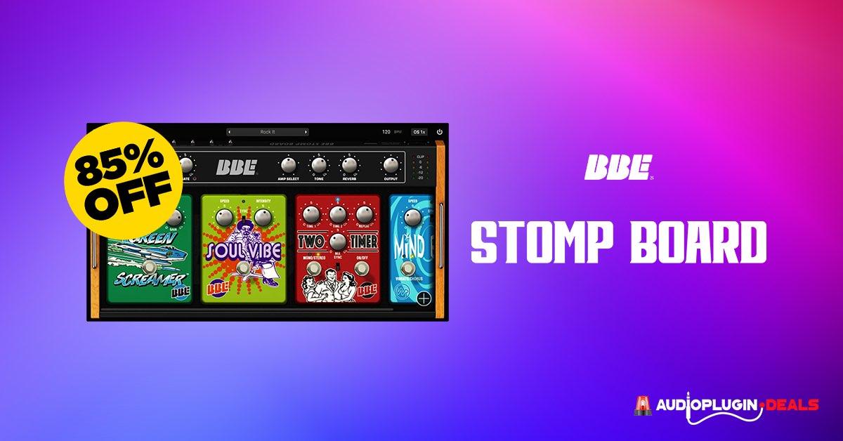 85%OFF】BBE Sound『Stomp Board』8種類のペダルと4種類のアンプを搭載したソフトウェア＆プラグイン（*129ドル→19ドル）  | Sawayaka Trip!