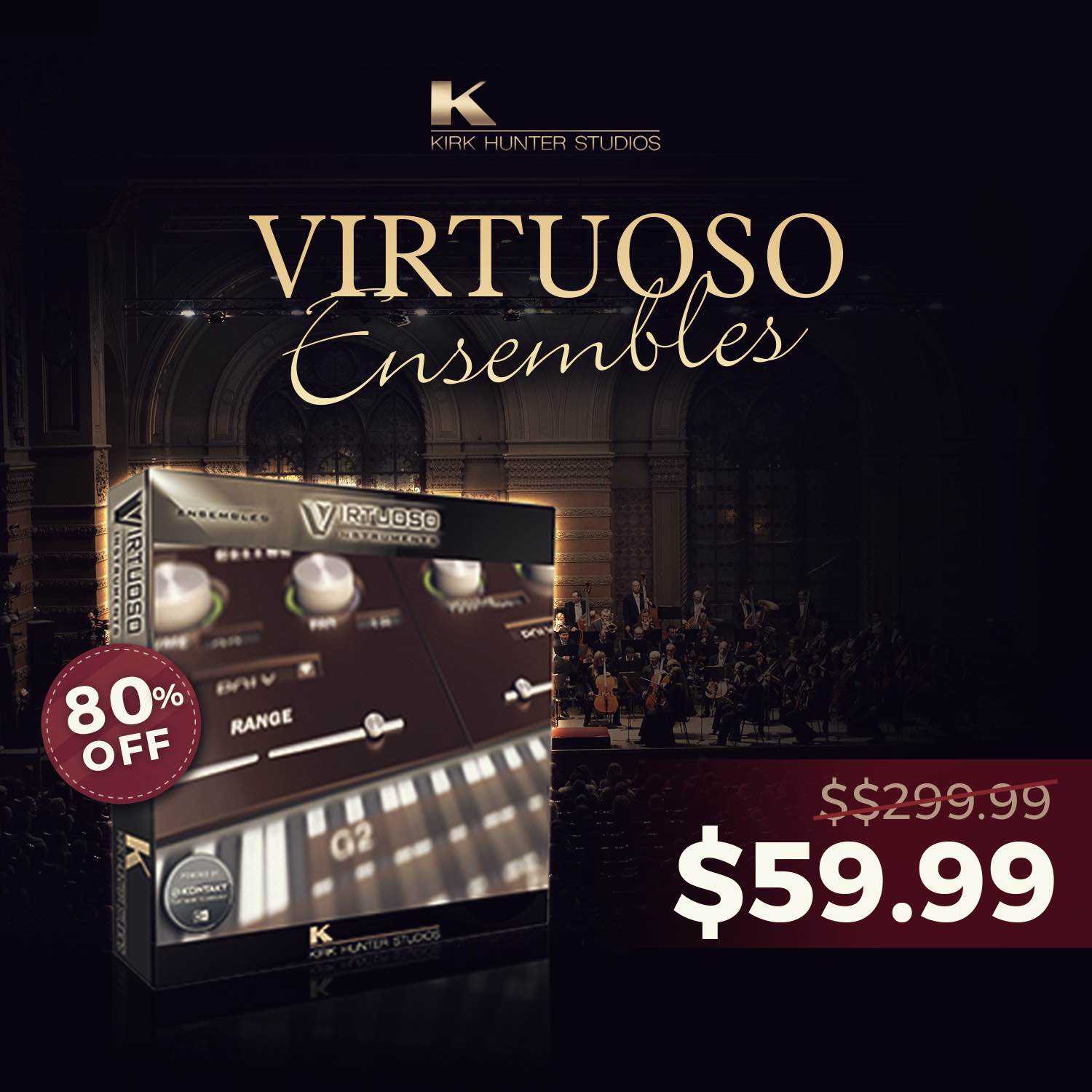 Kirk Hunter Studios Virtuoso Ensemble 最安セール 指先で壮大なアンサンブル オーケストラ 作曲や生演奏に最適なライブラリ Sawayaka Trip