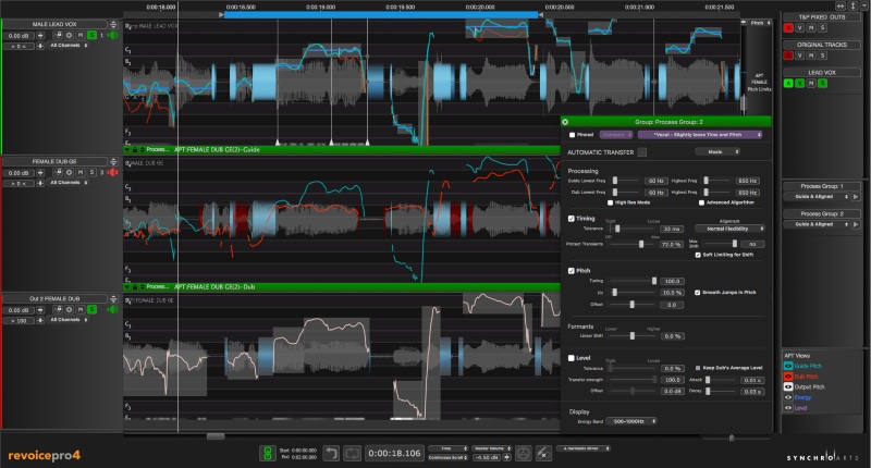 Synchro Arts『Revoice Pro 4』 ボーカルチューニング＆ピッチ補正