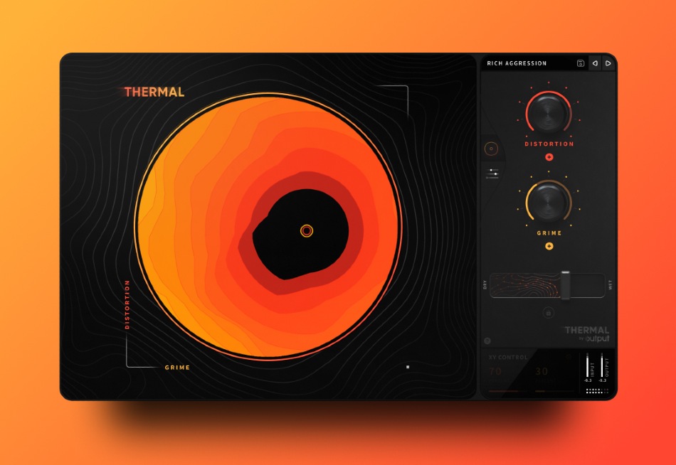 Output Thermal 最新ディストーション サチュレーション プラグイン Sawayaka Trip