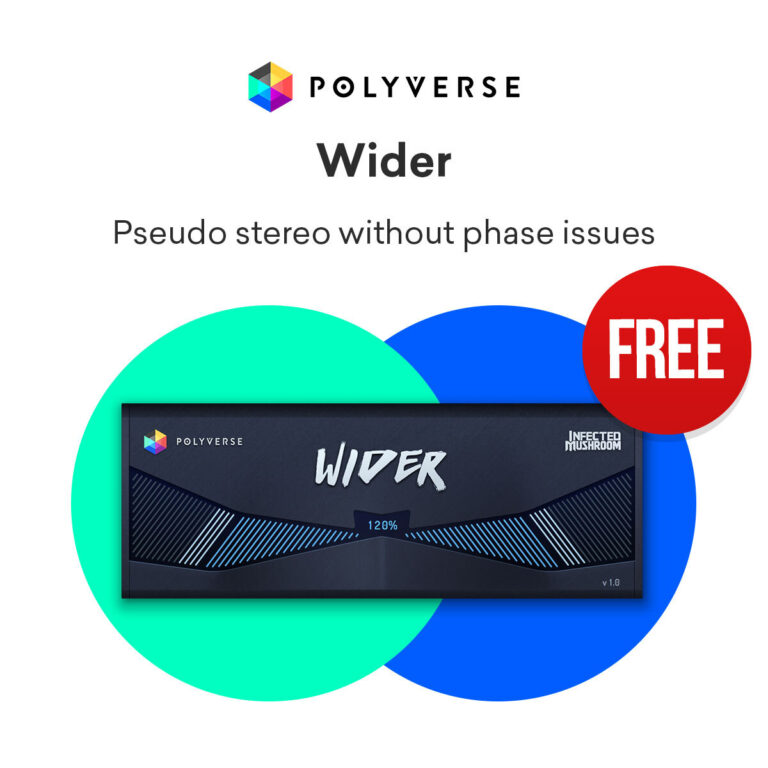 【無料】Polyverse『Wider』位相問題のない疑似ステレオを実現するシンプルなプラグイン（AAX、VST、AU） | Sawayaka ...
