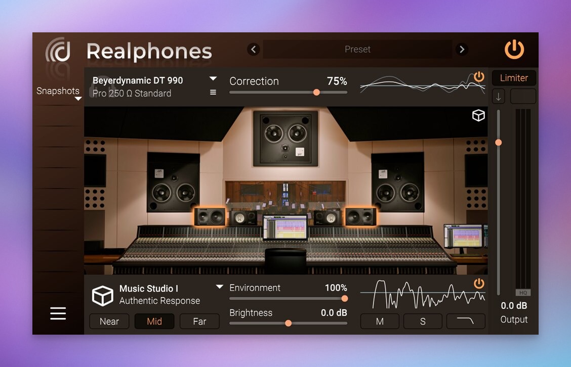 DTM・DAW dSONIQ Realphones Professional dSONIQ『Realphones 2』プロフェッショナルな音響環境をヘッドフォンで