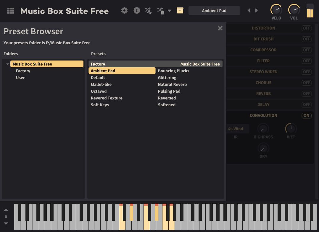 Music Box Suite Free – FrozenPlain